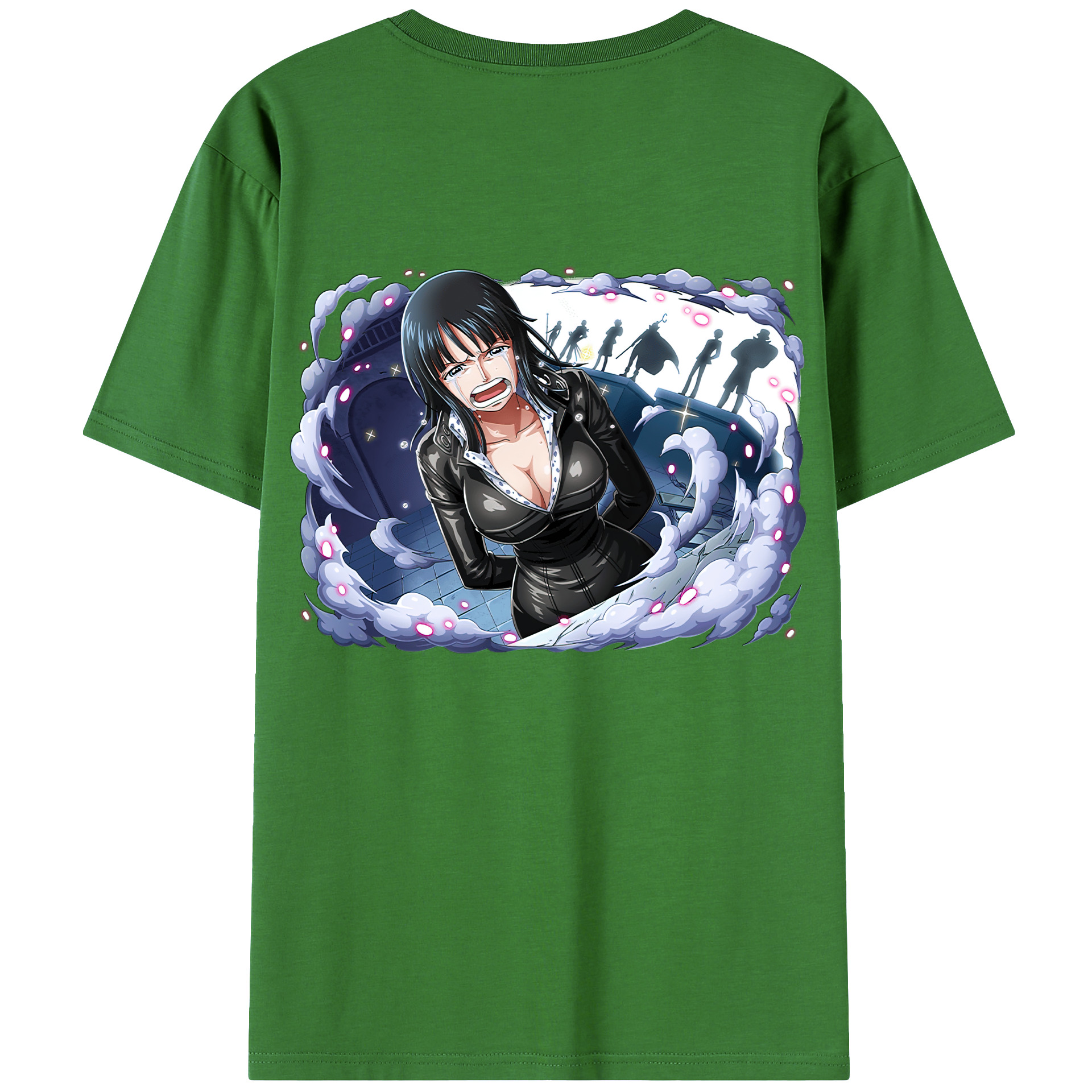 ワンピース ニコ・ロビン ONE PIECE Nico Robin レディース半袖Tシャツ(バックプリント)